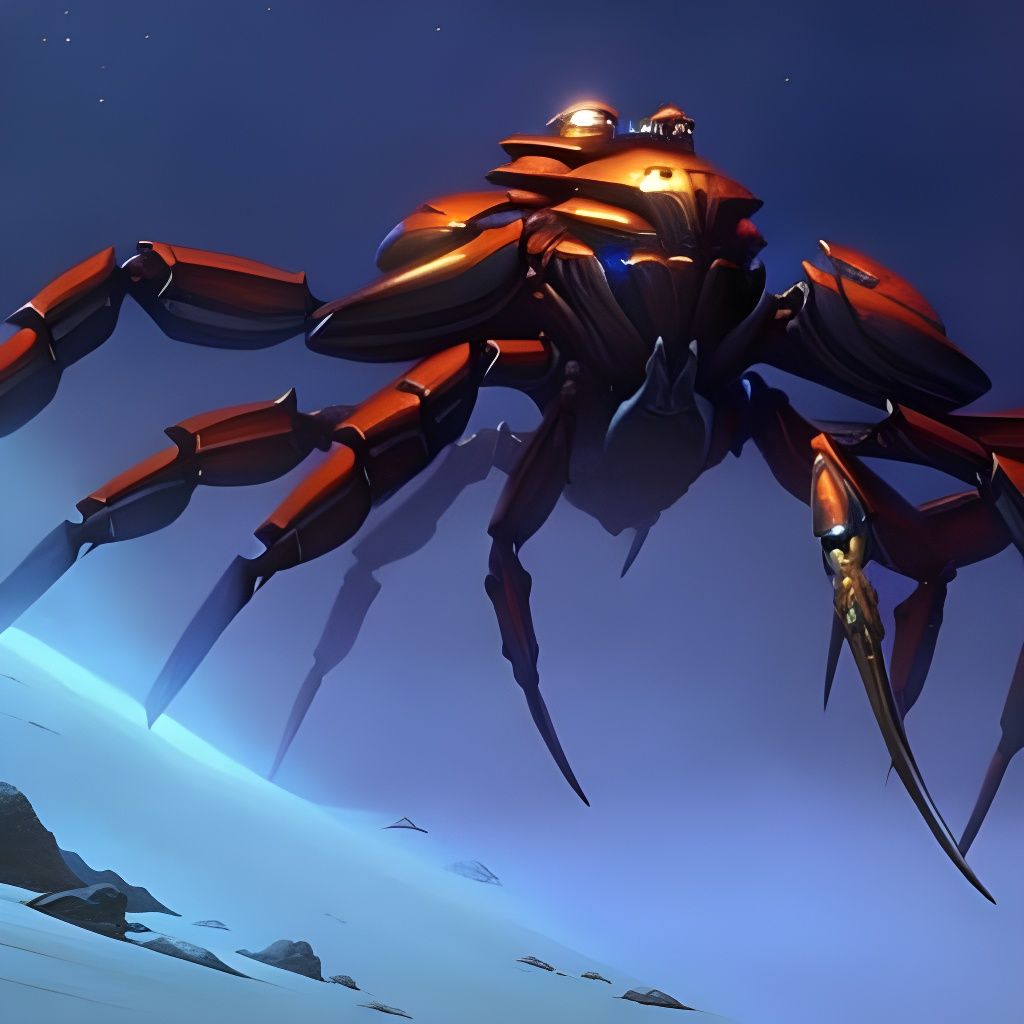Organic Space Crab Inspired by Ralph McQuarrie