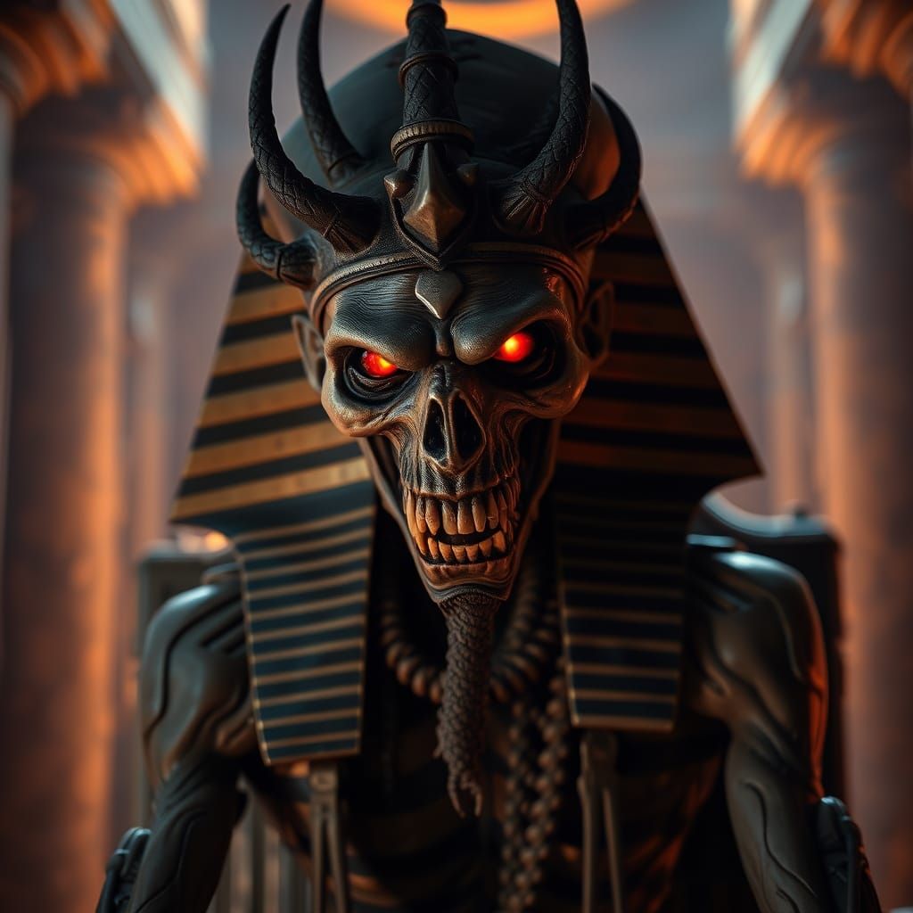 Undead Pharaoh Nyarlathotep in Hyper-Realistic 8K