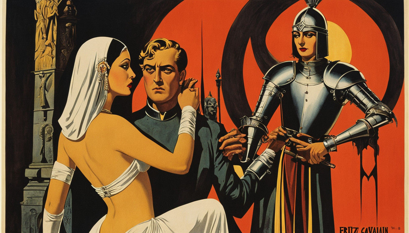 Gawain Meets Ysabele in Earthy, Expressionist Style