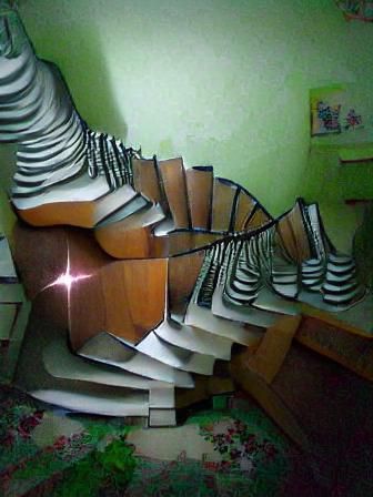 AI Generated Neverending Staircase