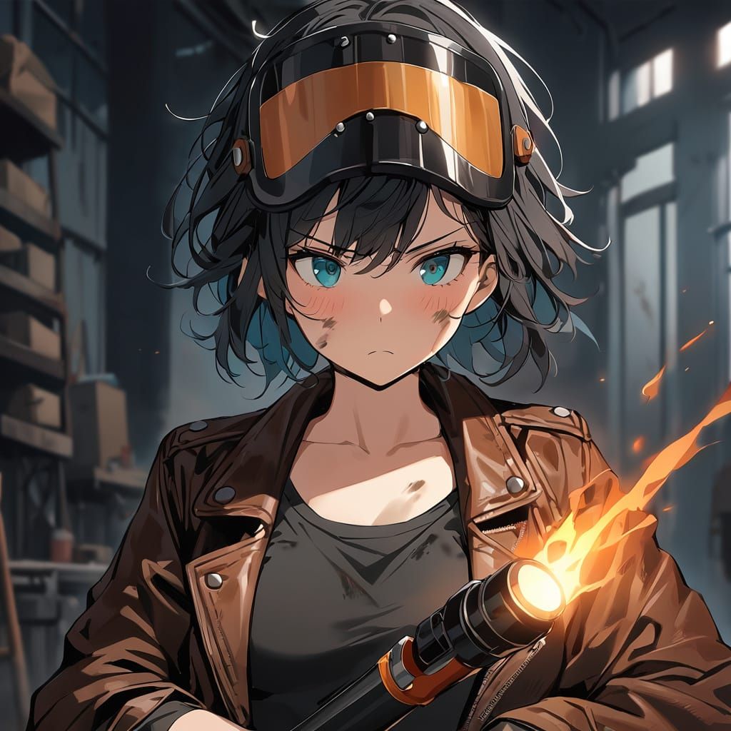 Rustic Cyberpunk Artist Reveals Fierce Masterpiece