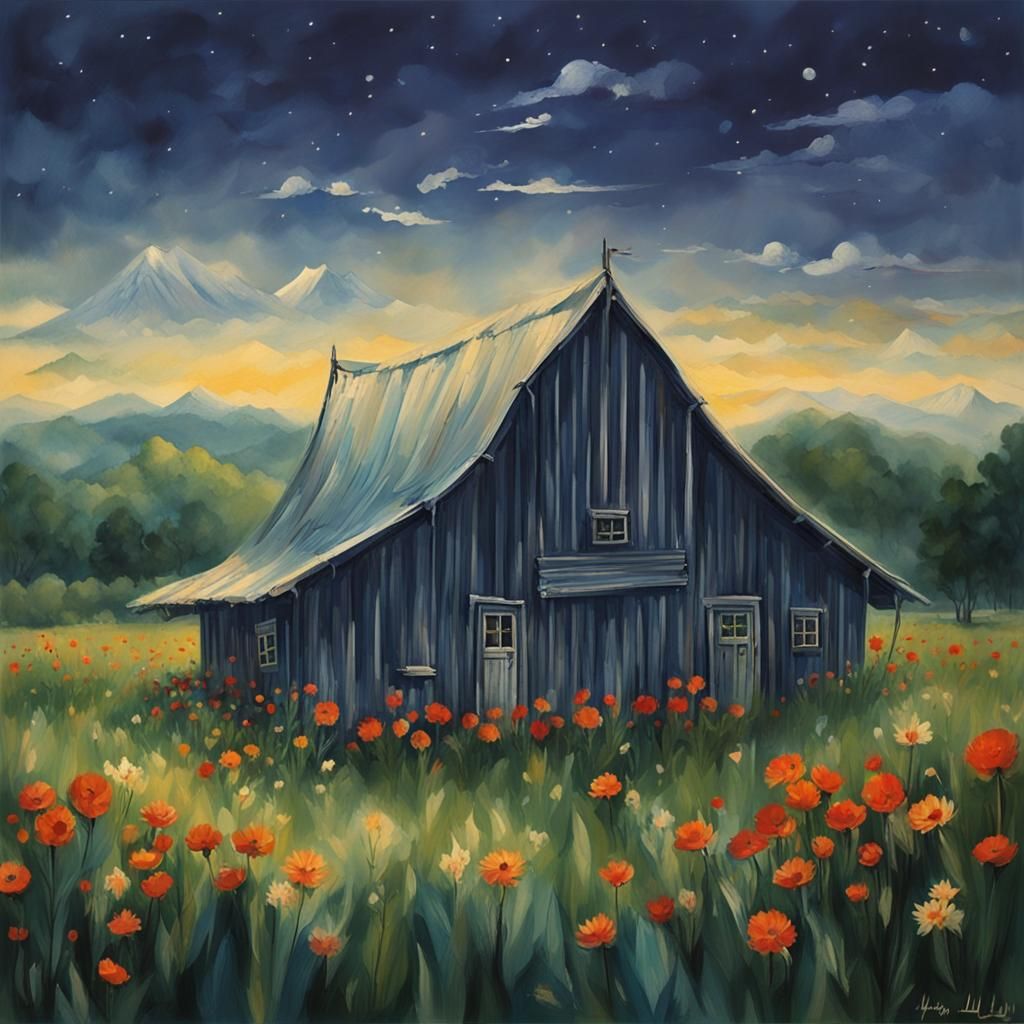 Abstract Geometric Forms in Vibrant Colors