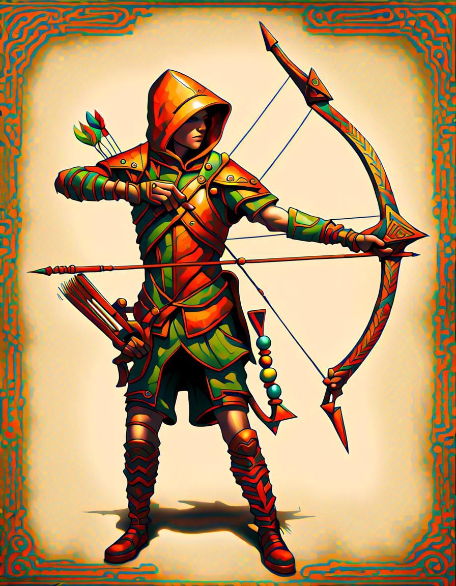 Arrow of Precision: Intricate Digital Item Art