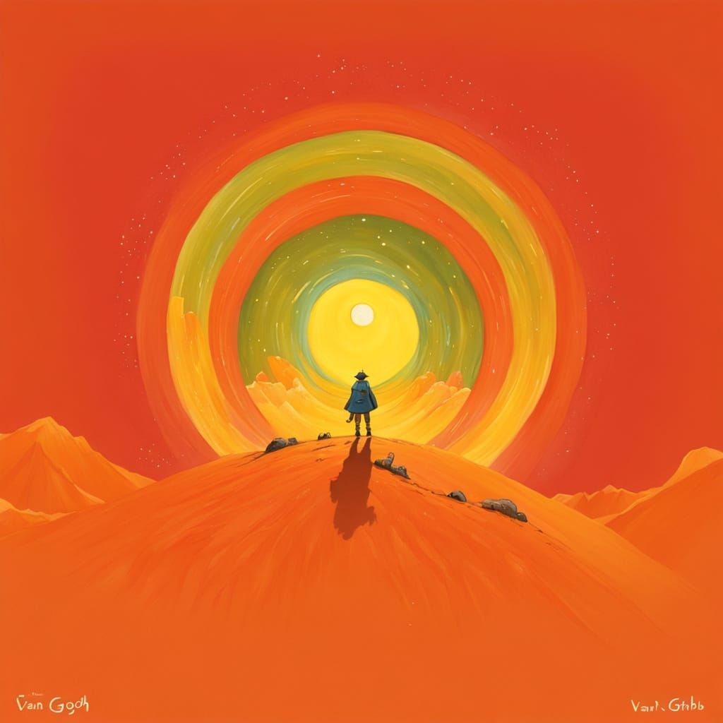 Whimsical Sci-Fi Fantasy Fairytale in Studio Ghibli Style