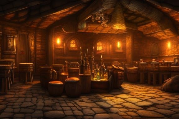 the bar