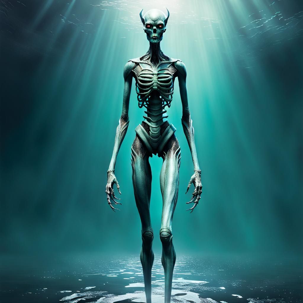 Humanoid Monster with Siren Heads