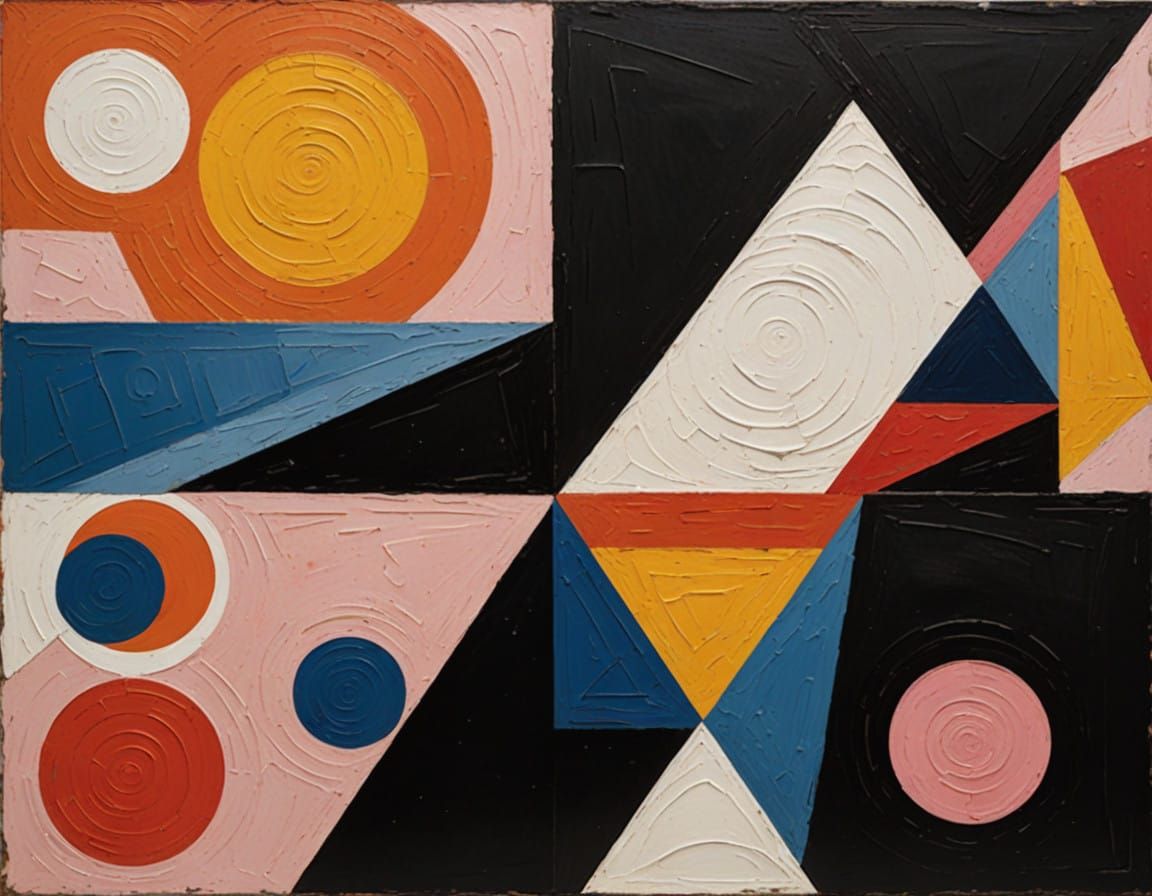 Abstract Sunset in Winter by Kasimir Malevich and Hilma af K...