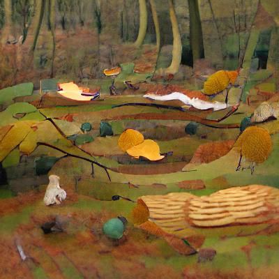 Autumn Woodland Scene
