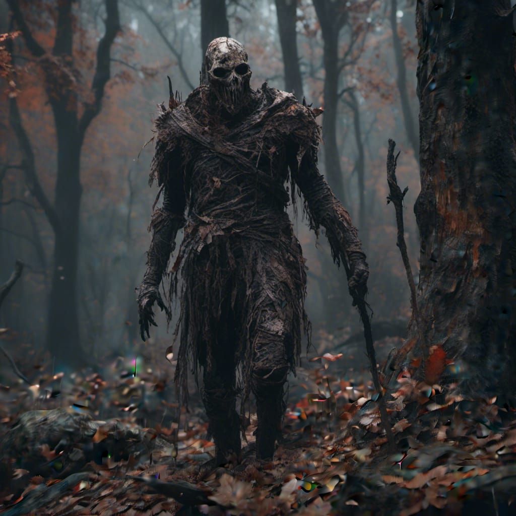 Knight Made of Flesh in Cursed Forest