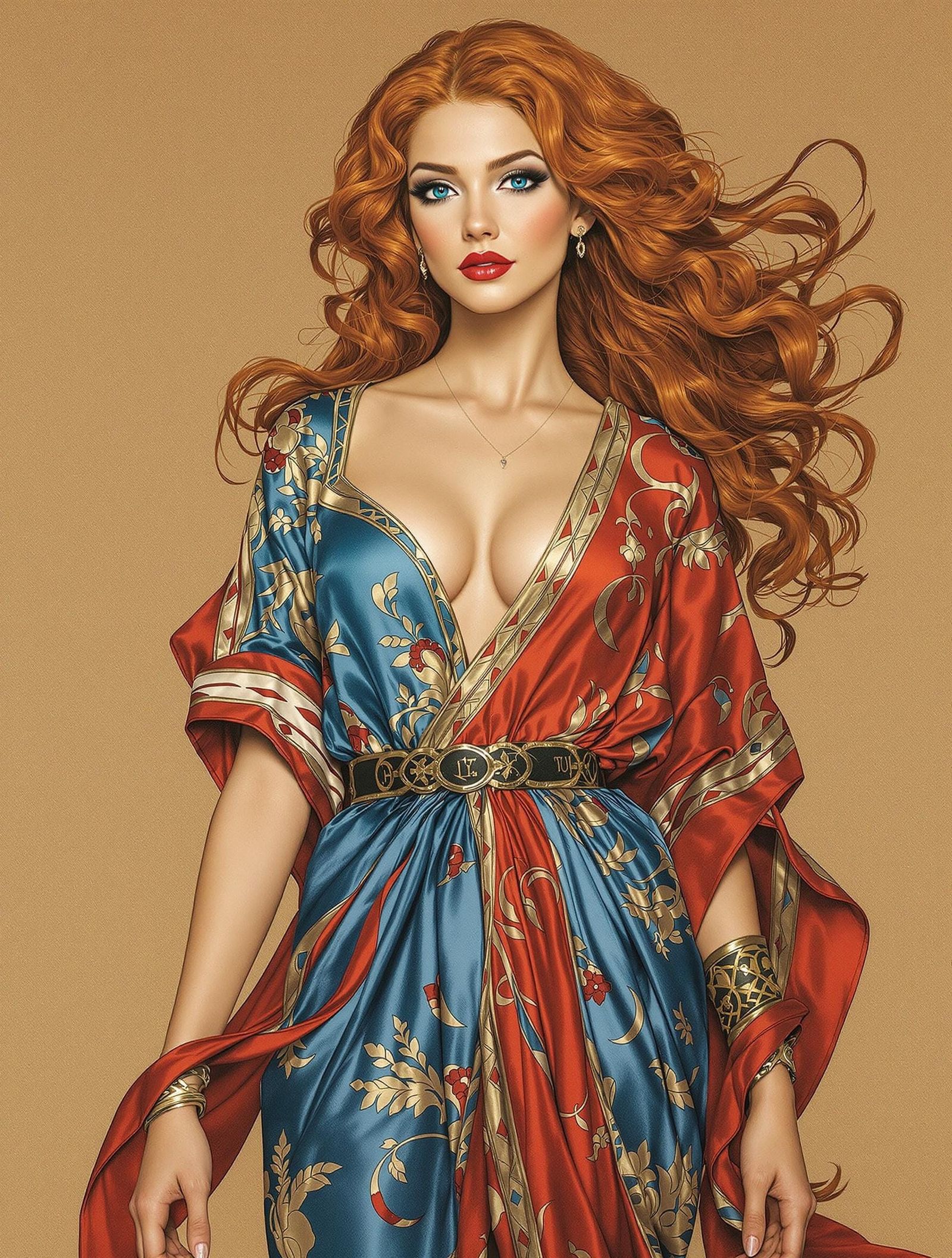 House Tully Woman in Art Nouveau Style