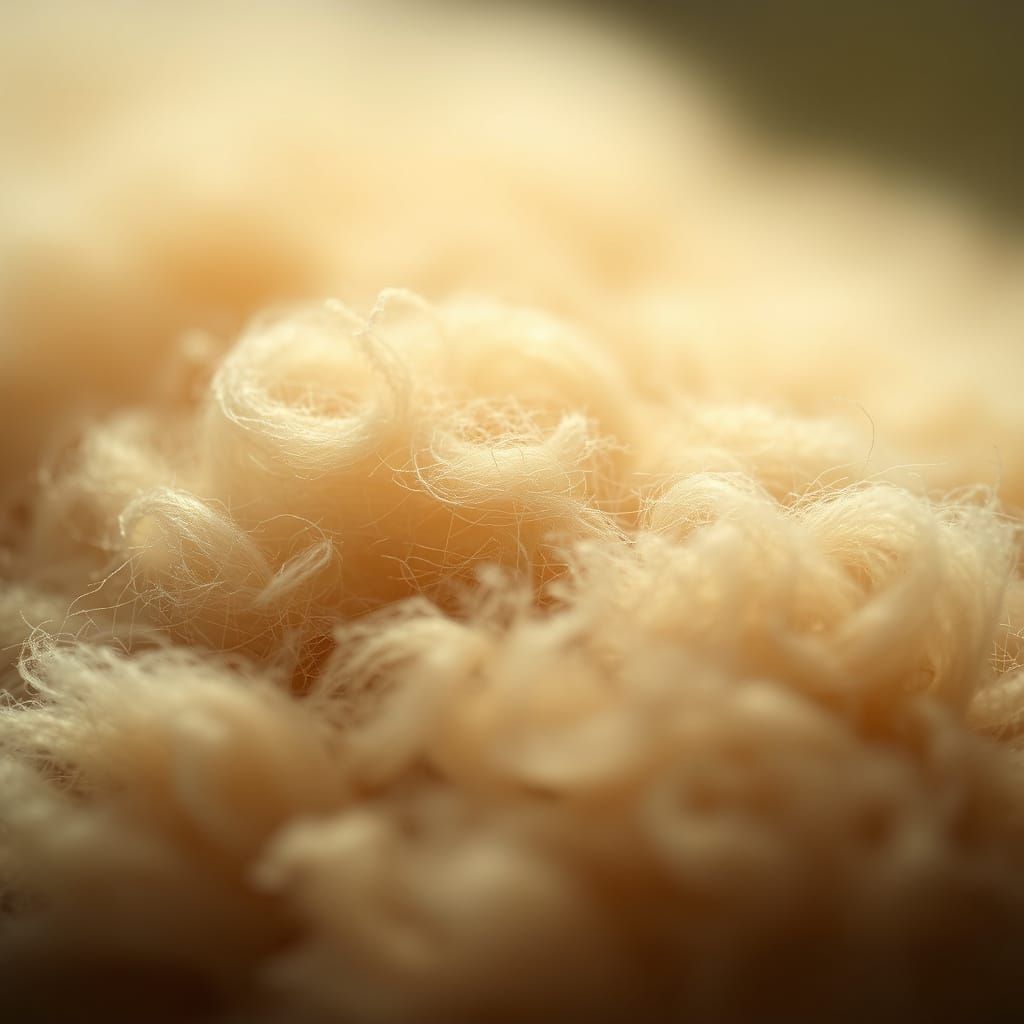 Close-up of cashmere wool