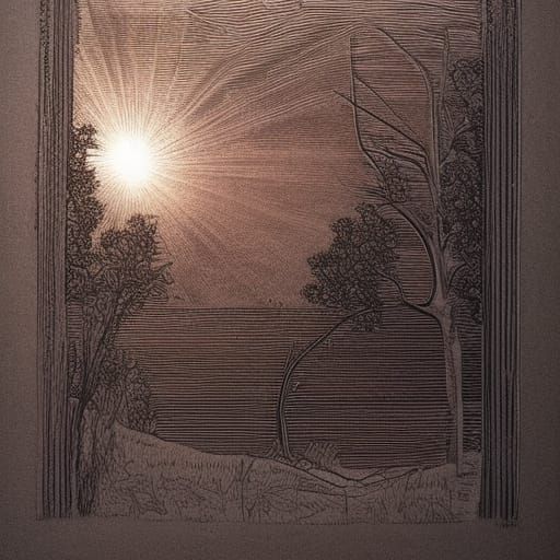 Intricate Space Scene Photography in Cel-Shaded Style