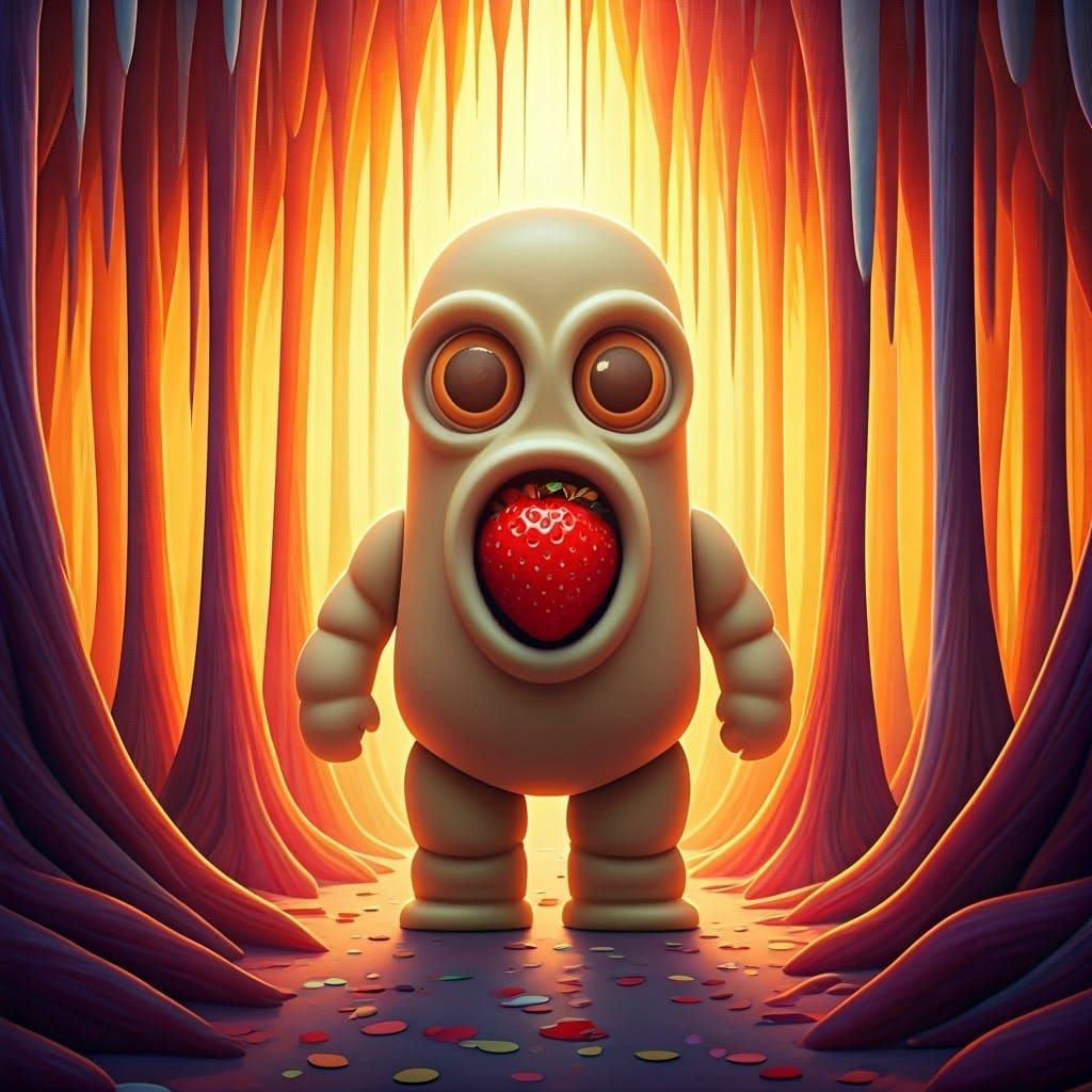 White Chocolate Golem in Sugar Forest