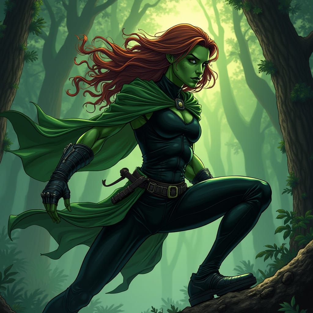 Hermione Granger Transforms into Stealthy She-Hulk in Dark F...