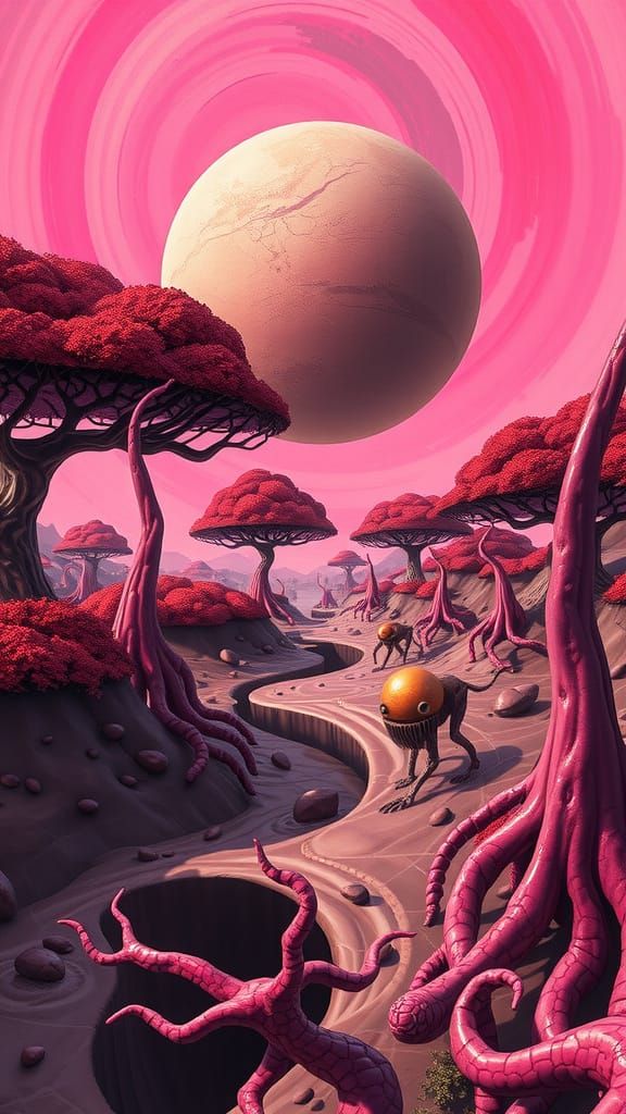 **Chocolate Alien Planet**