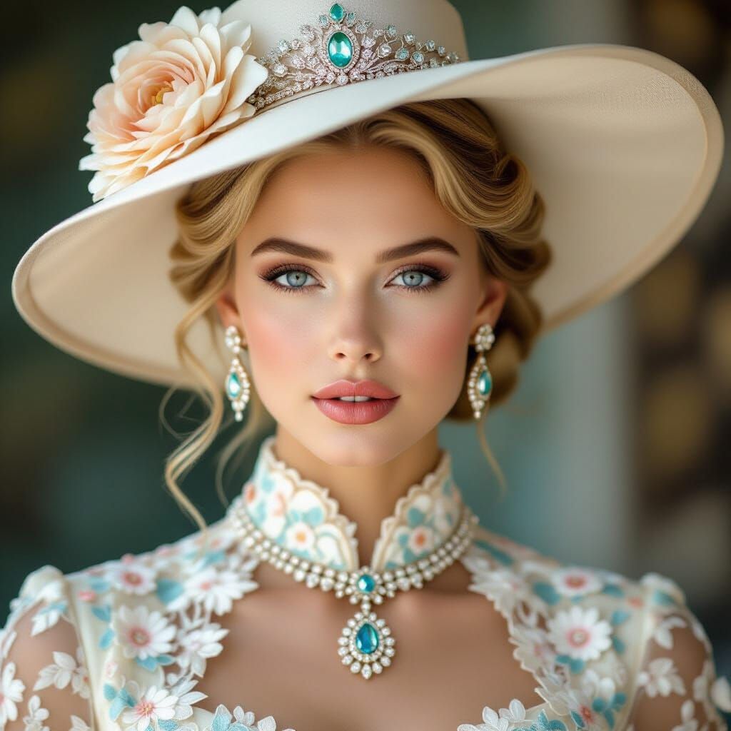 A hyper-realistic, ultra-high-resolution portrait of an ultr...