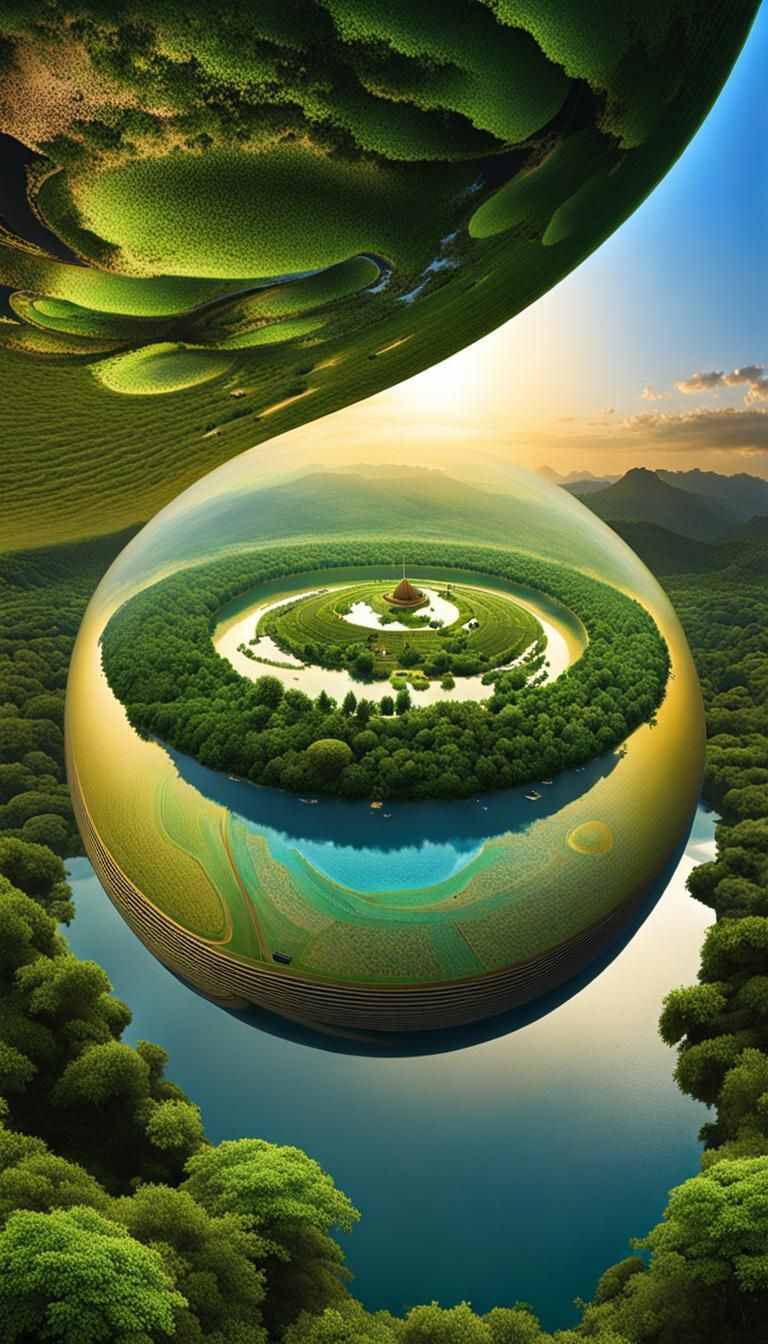 Photorealistic Planet Utopia