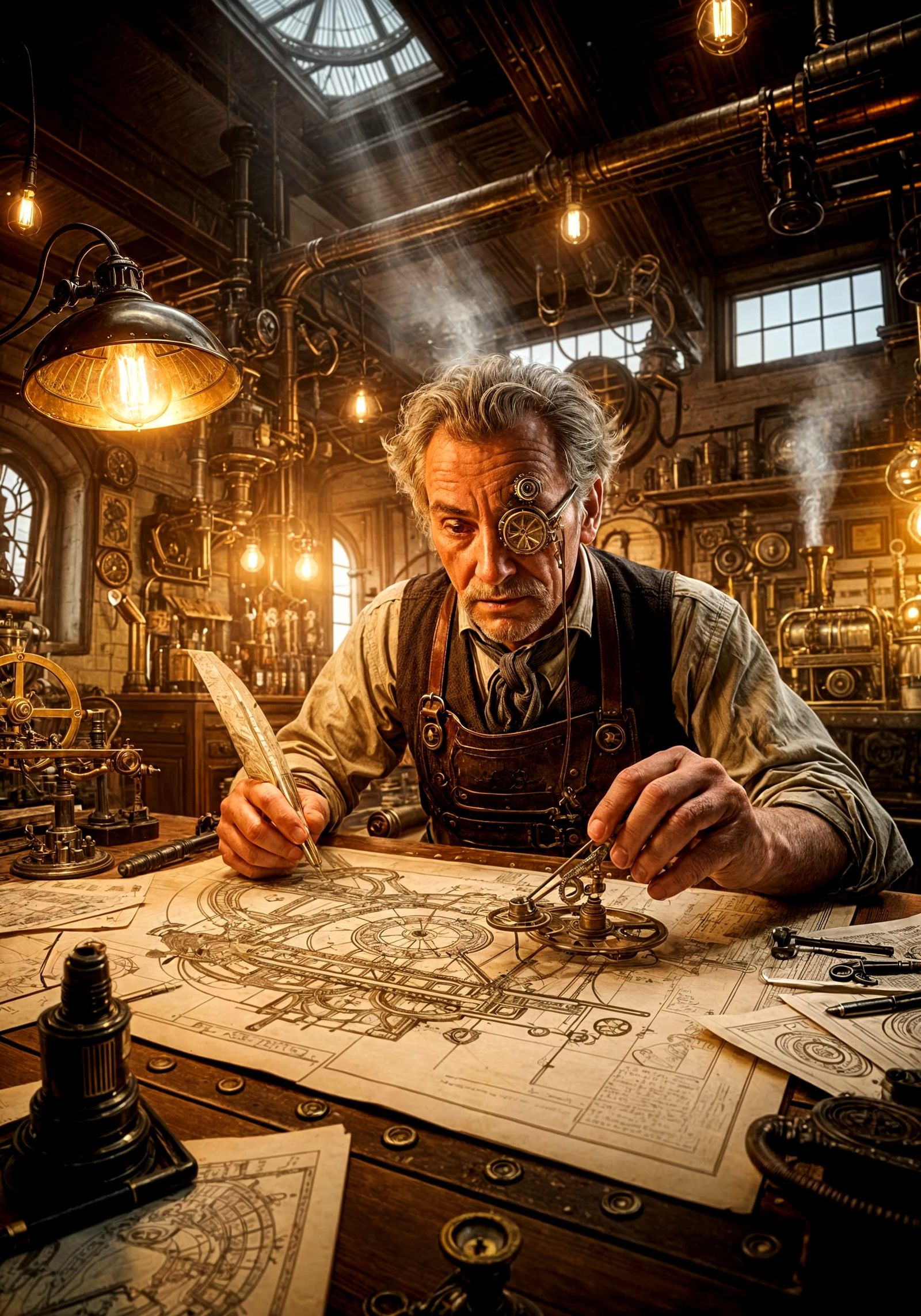 Inventor's Workshop: Clockwork Airship Blueprint