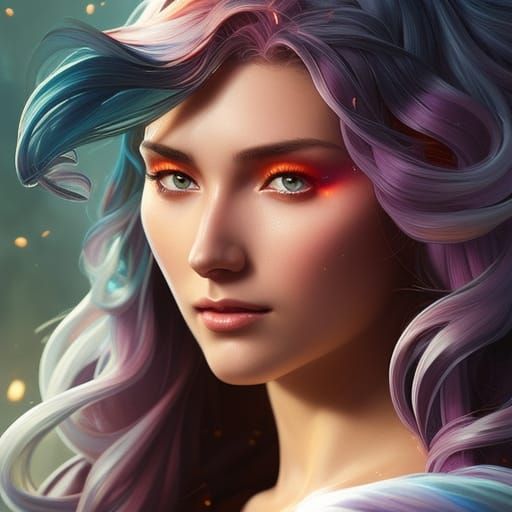 Detailed Wizard Portrait in Digital Art Style