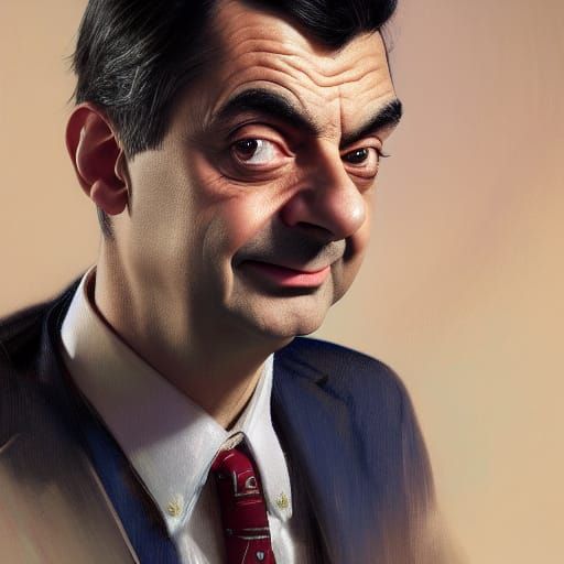 Hyperdetailed Portrait of Mr. Bean