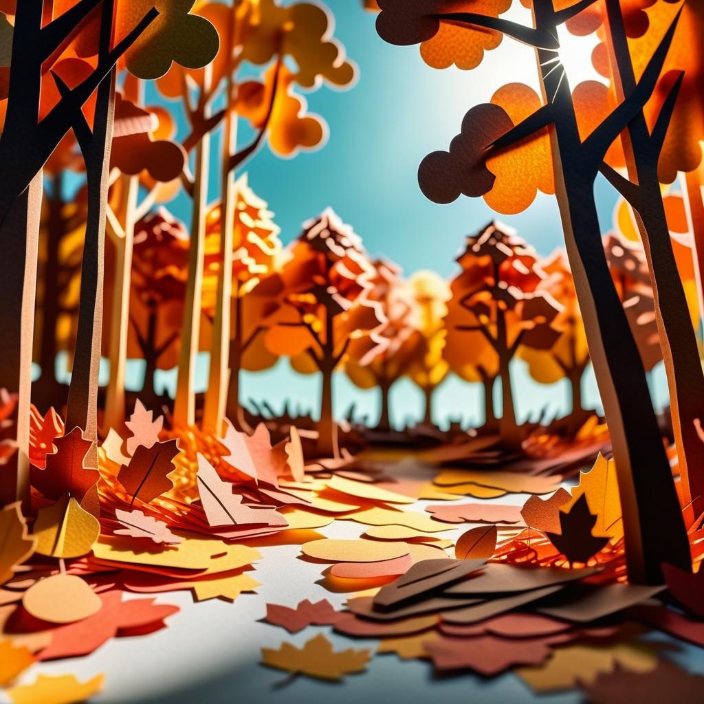 an autumn forest