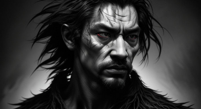 Highly Detailed Creature in Moody Low-Key Lighting