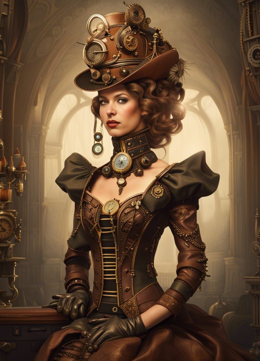 Steampunk Queen Portrait