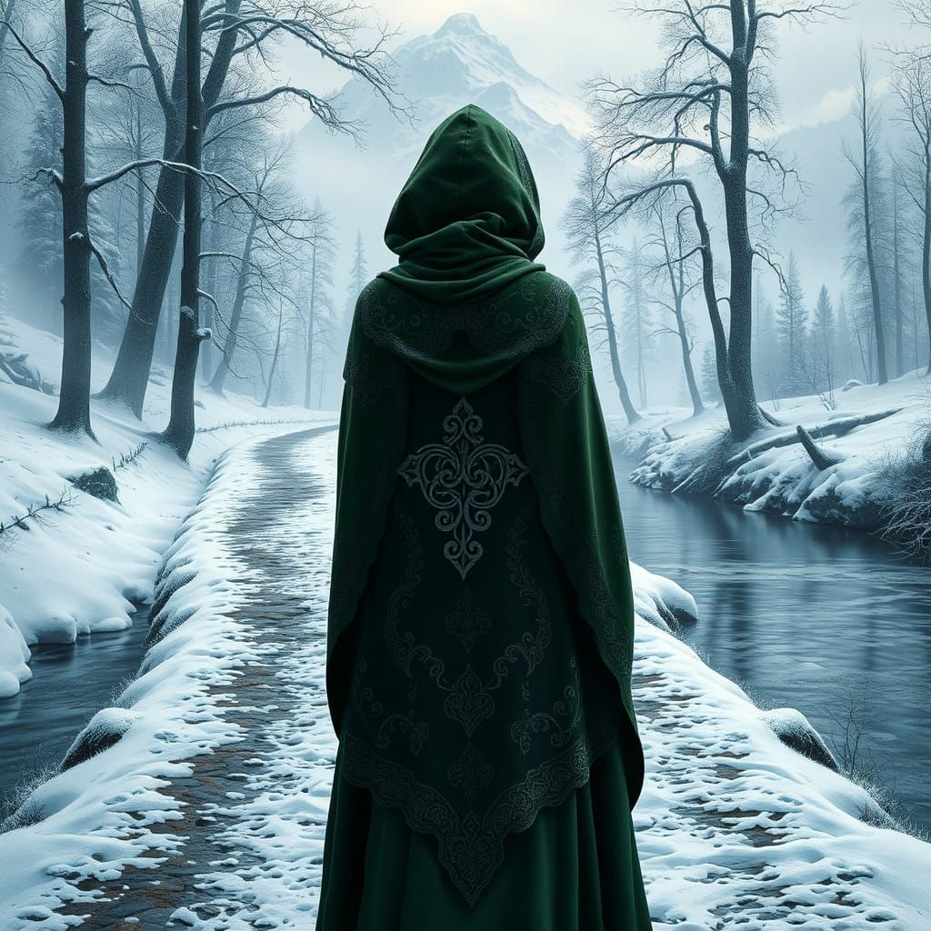 Ethereal Winter Fantasy with Celtic Inspiration