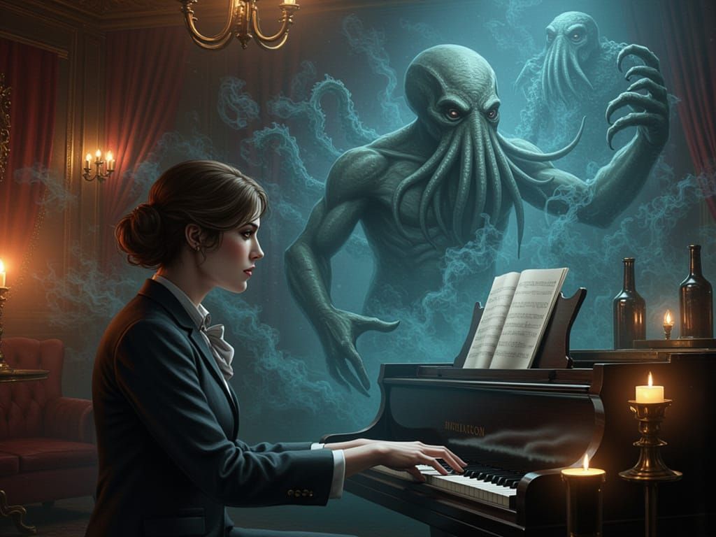 Abstract Dreamscape Created with AI