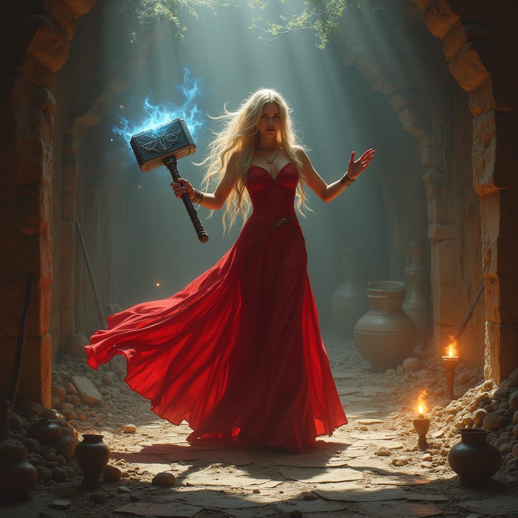 Anita Ekberg Unleashes Fury on Elven Collector's Lair in a V...