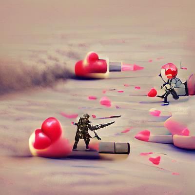 Love as a Battlefield: AI Interpretation