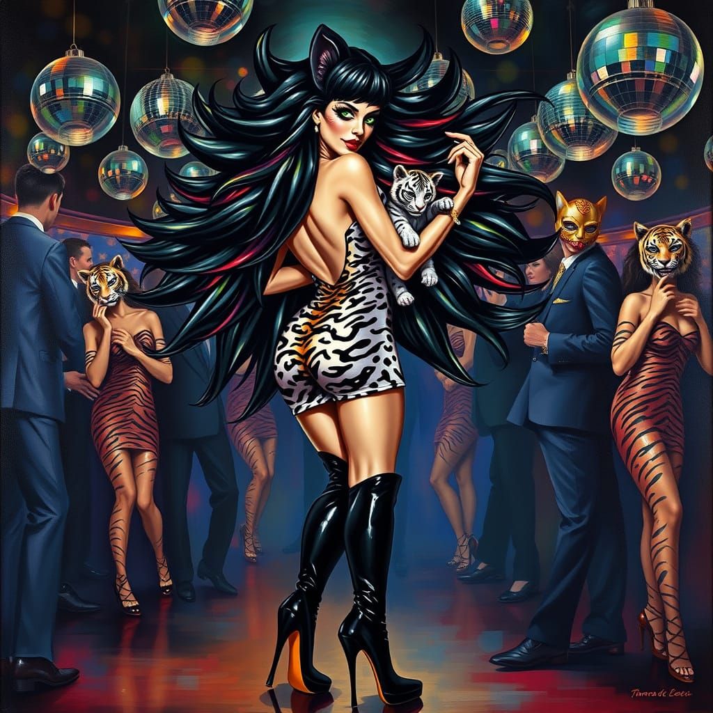 Cruella Blaze at the Masquerade Ball