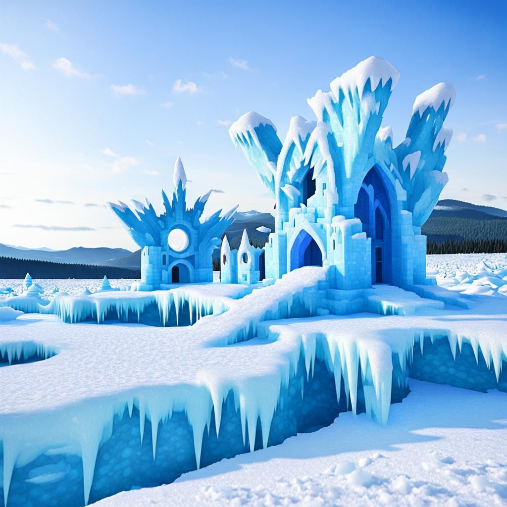 Pokemon Adventure in a Frozen Ice World