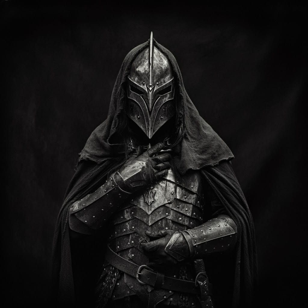 Grimdark Scene in Industrial Style