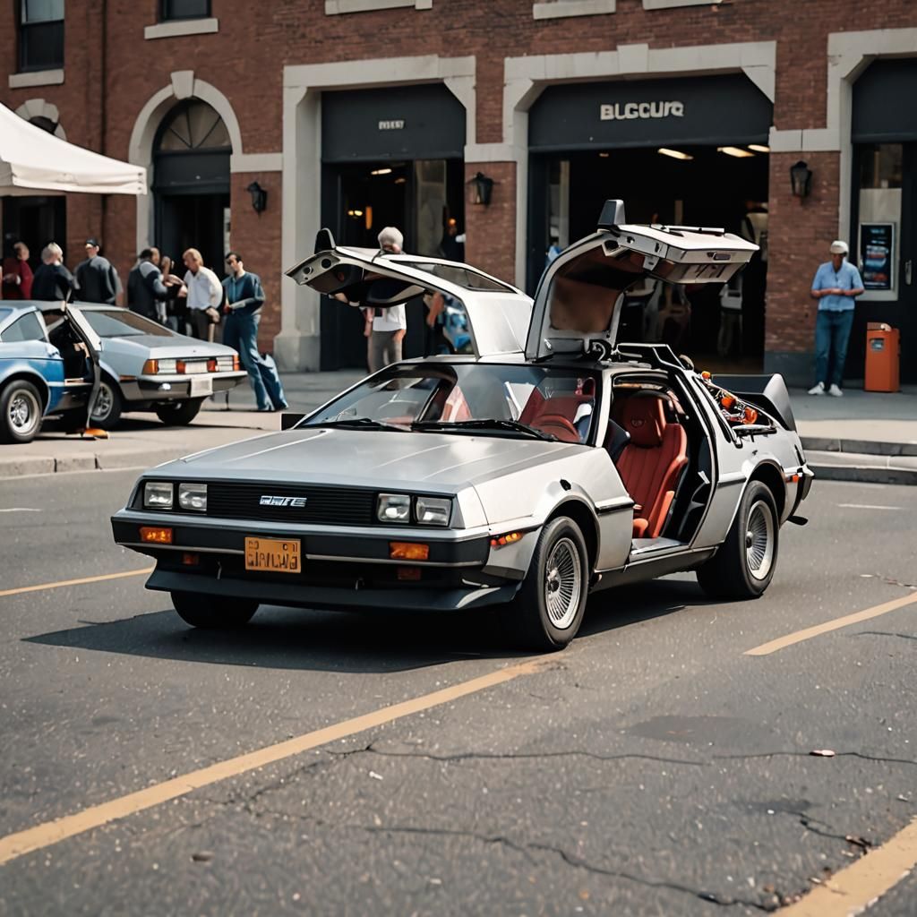 Marty McFly and Doc Brown in Back to the Future