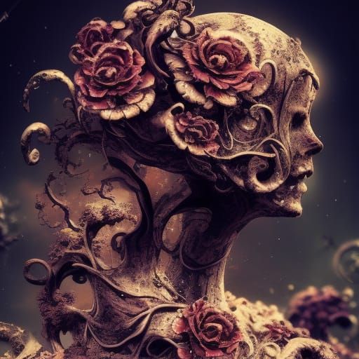 Rusty Skulls in a Rococo Magical World