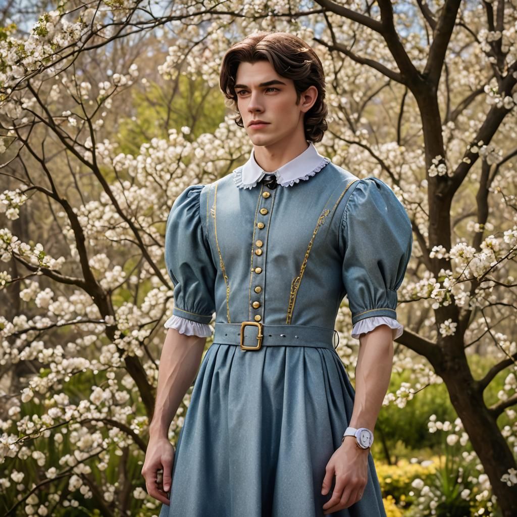 Muscular Boy Crossdressing as Dorothy in Oz, Professional Ph...