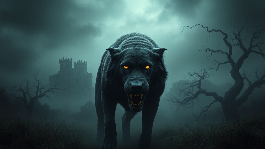 Hound of the Baskervilles in Gothic Industrial Style