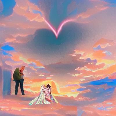 Intimate Moment Between Two Lovers