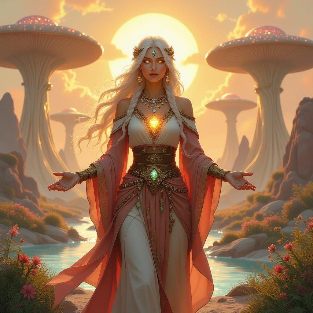 Dawn-Nurturer Vaela in Radiant Nirn Lands