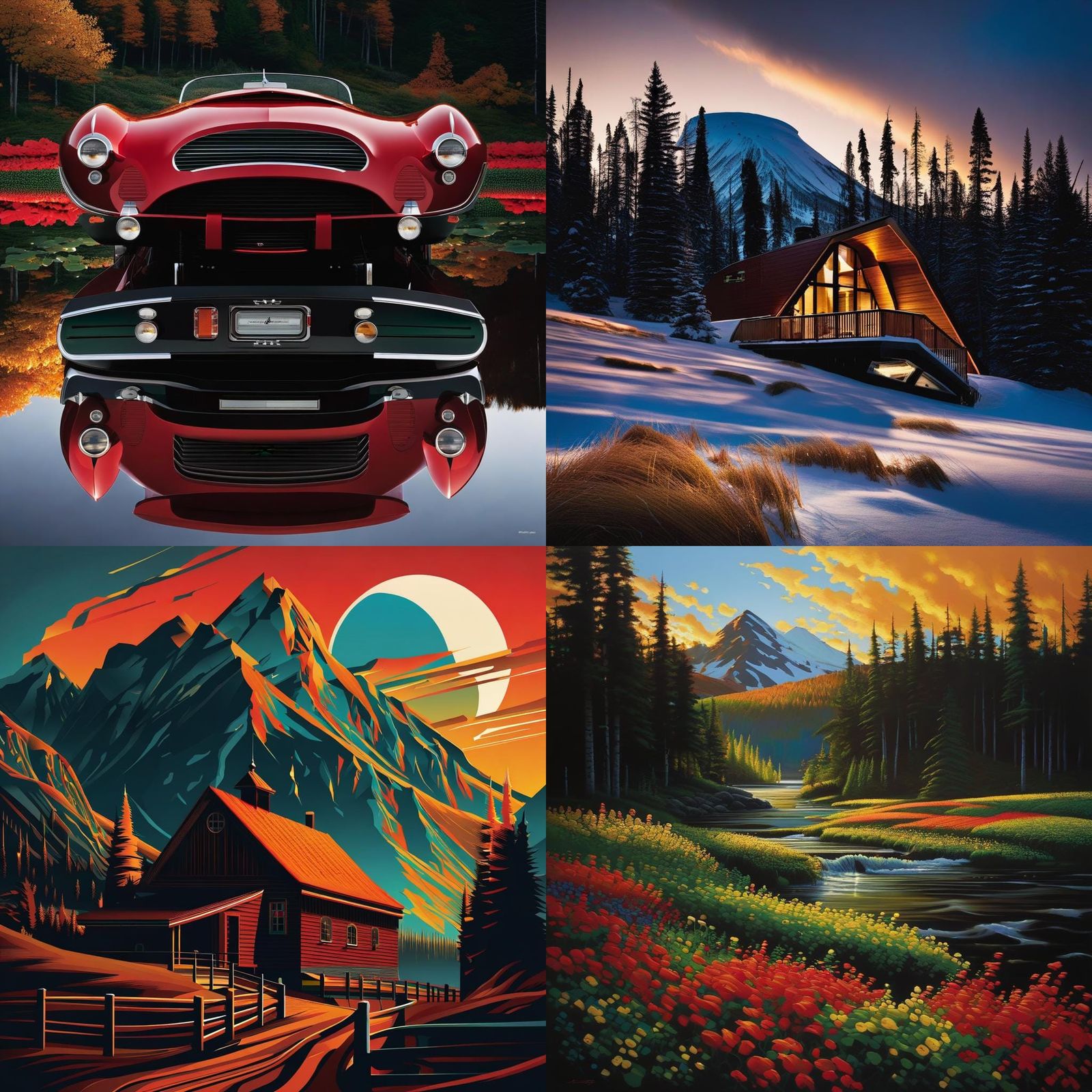 Fantasy Landscape Concept Art Illustration