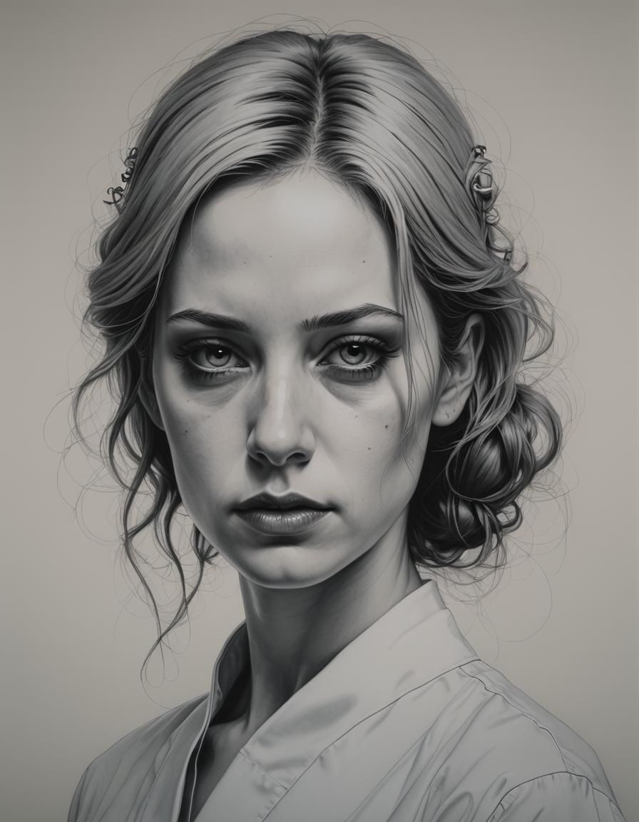 Emergency Room Surgeon Portrait in Photorealist Style