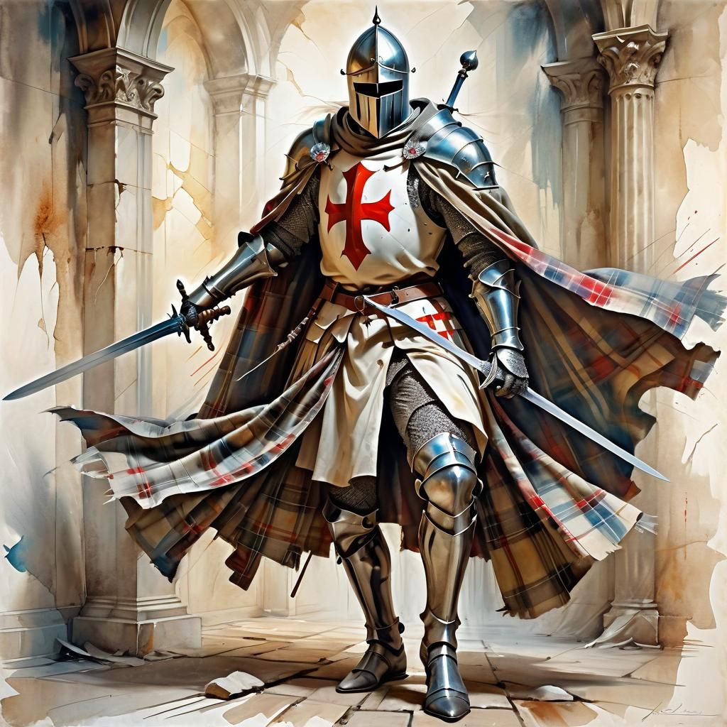 A Templaid Knight! See what I did there? Genius! 😂