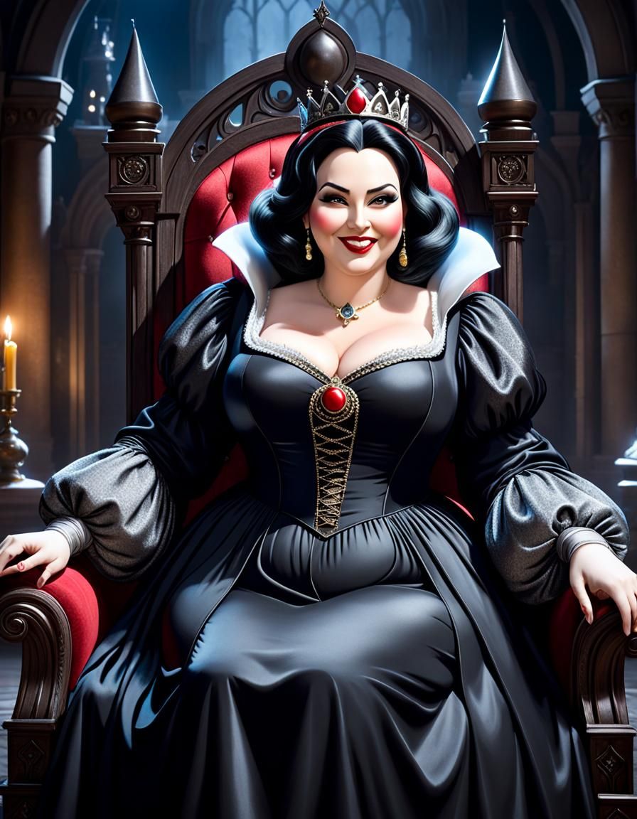 Snow White as Gothic Villain in Dark Castle