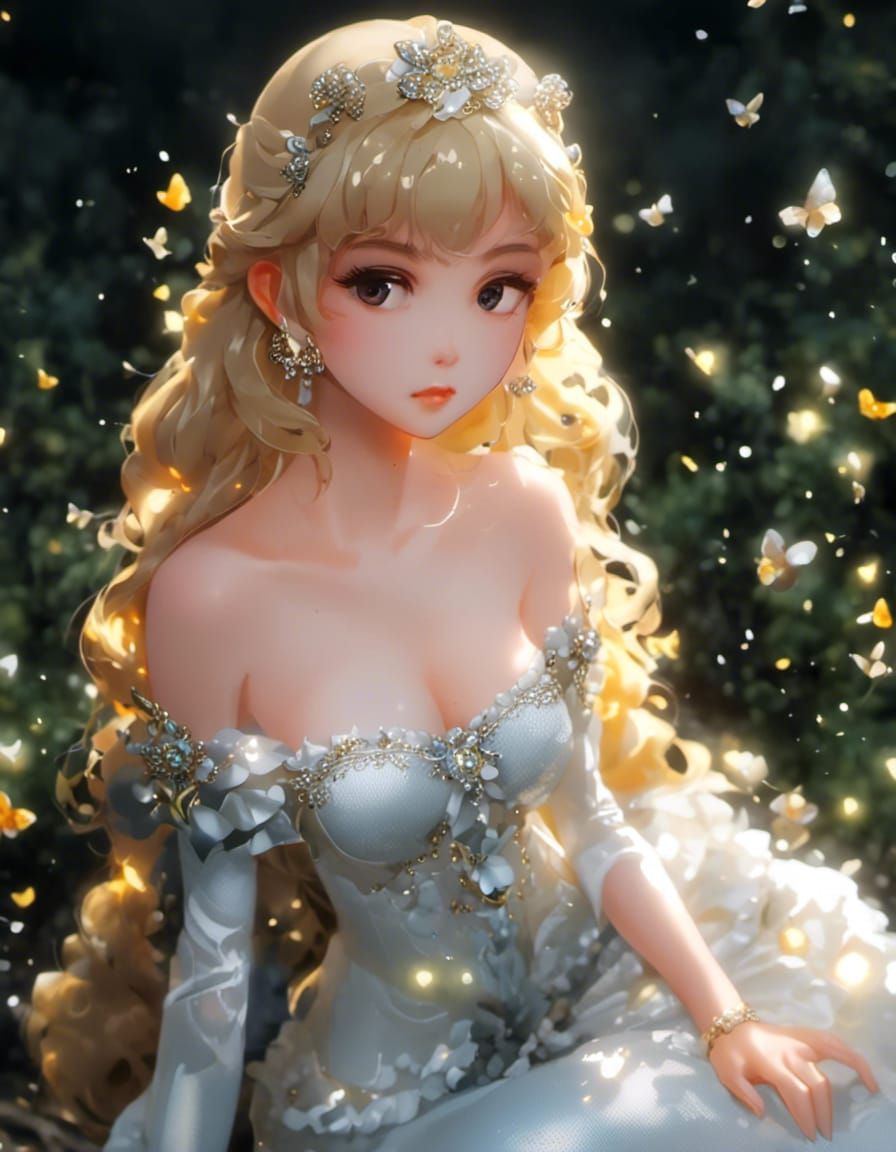 Hyperrealistic Elf in Hot Tub, 8k Resolution