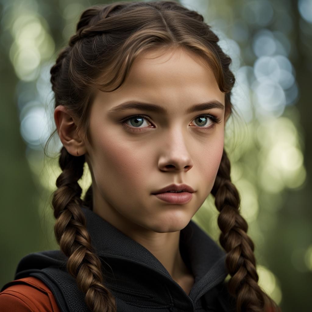 Nervous Tribute: Portrait of a Girl from District 5