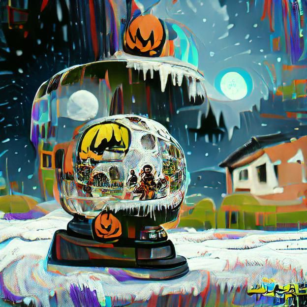 Halloween Snow Globe Festive Image