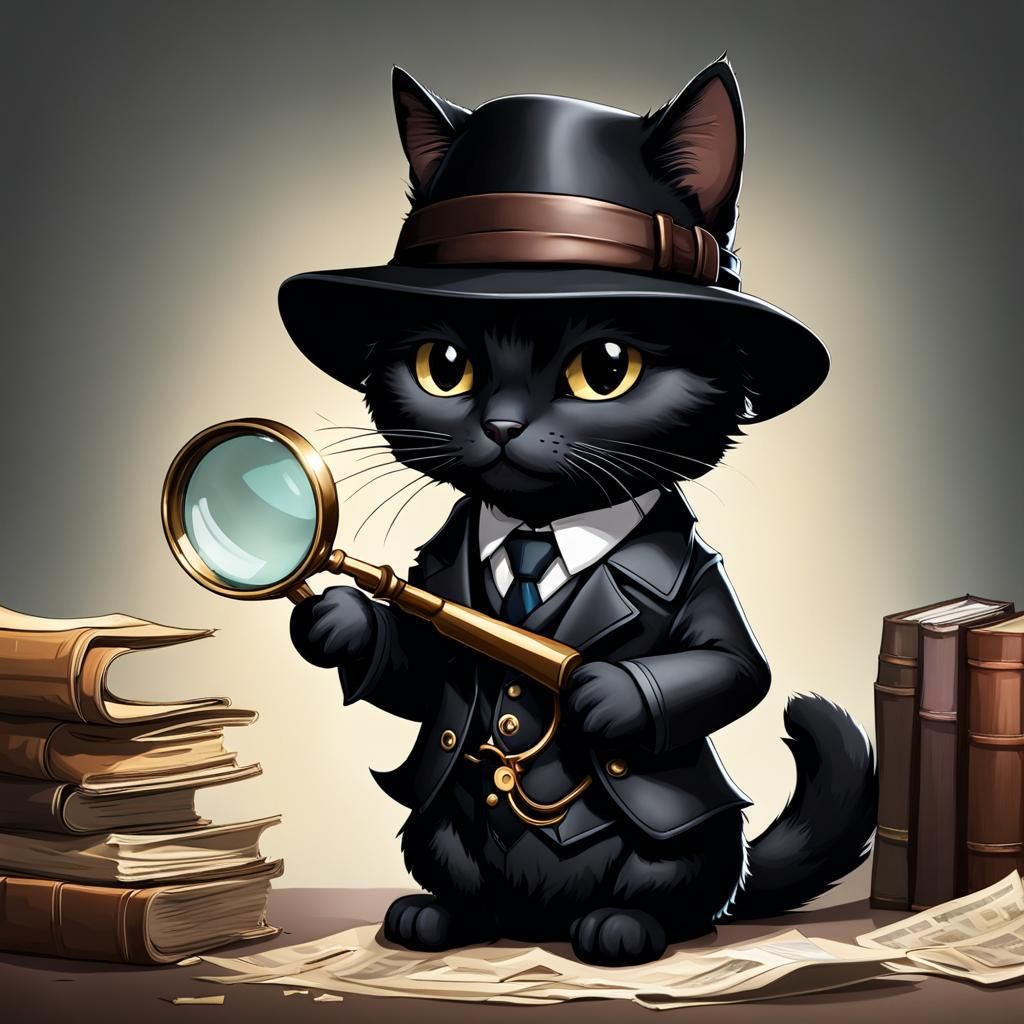 Detective Cat