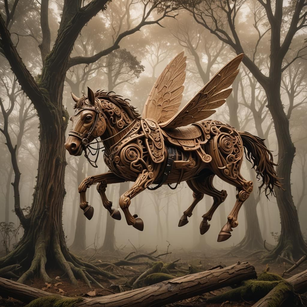 The flying Hexapod Horse