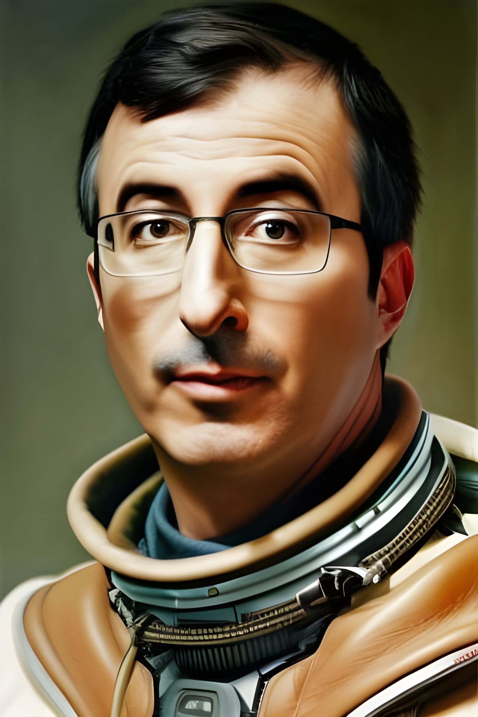John Oliver as Tatooine Resident: Digital Sci-Fi Portrait